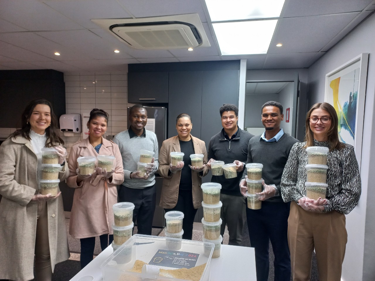 Netto Invest’s team members came together to create Jars of Hope in support of Mandela Day 2024
