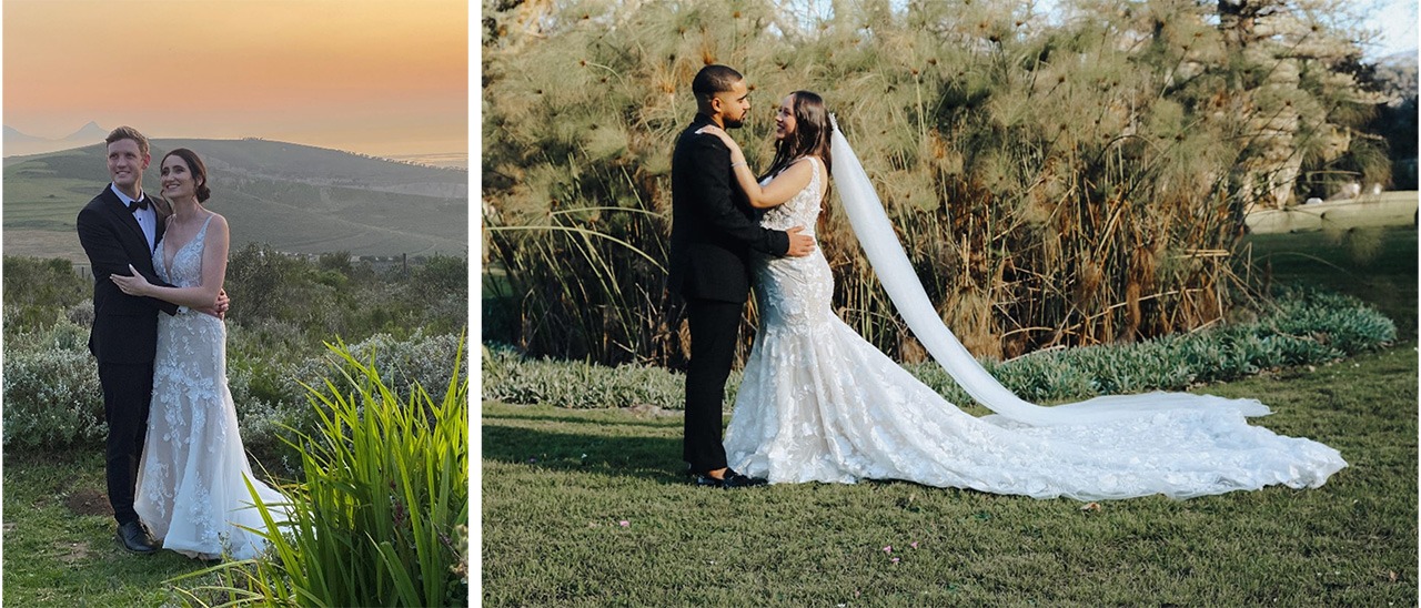 Tamryn and her prince charming, Keenan, united in marriage. And on 25 September, the dapper Jason and the stunning Casey celebrated their marriage.