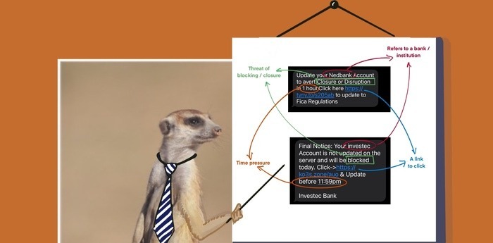 Anatomy of a dodgy message